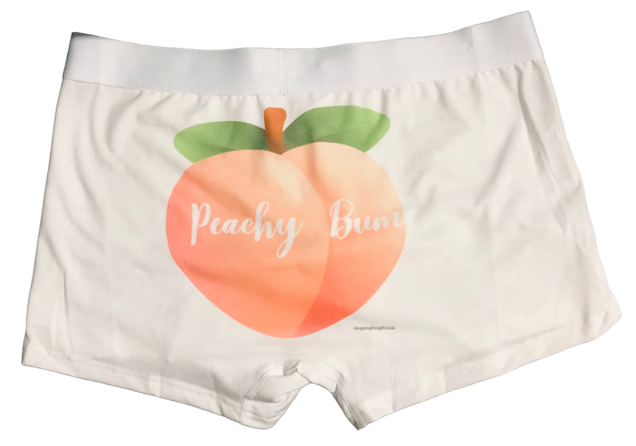 Peachy Bum Funny Men's boxer shorts – Shopping For A Gift